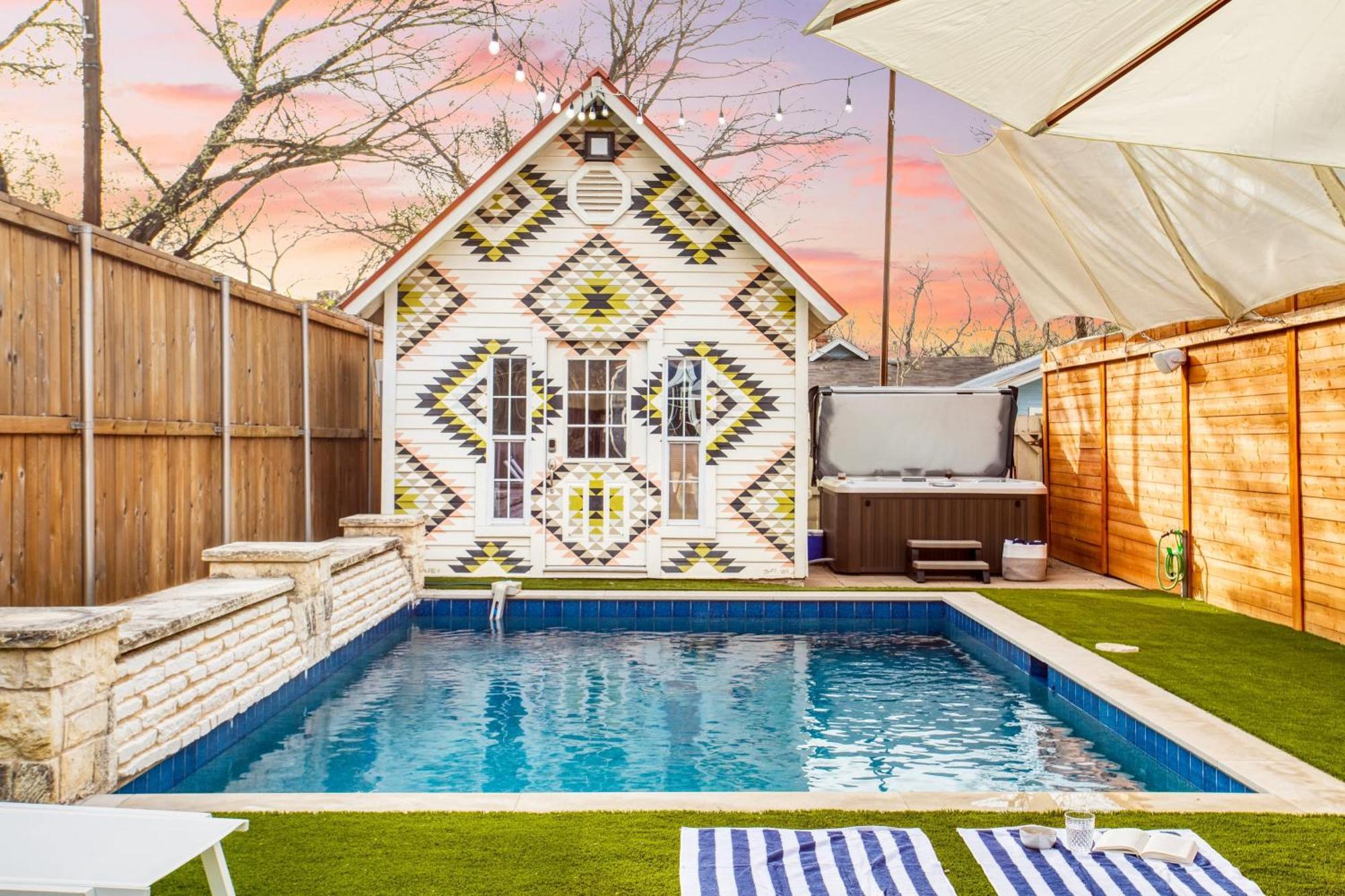 Ramsey By Avantstay Modern Character Home In Austin W Pool Exterior foto